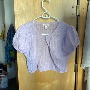 Cat&Jack lavender cardigan